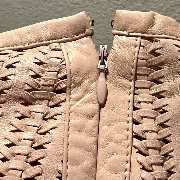 RALPH LAUREN fringe woven lamb leather mini skirt. NWT Size 16 - Picture 7 of 12